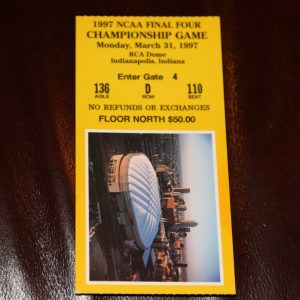 NCAA CHAMPIONSHIP GAME MINT TICKET