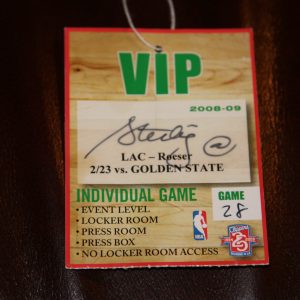 L.A. CLIPPERS OWNER Autographed VIP ALL ACCESS