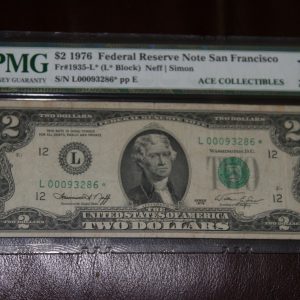 $2 U.S.Bill PMG 15