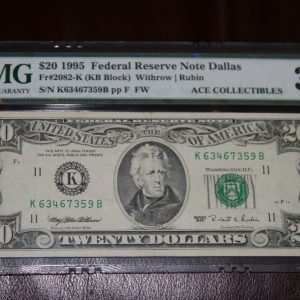 $20 U.S.Bill PMG 30 EPQ