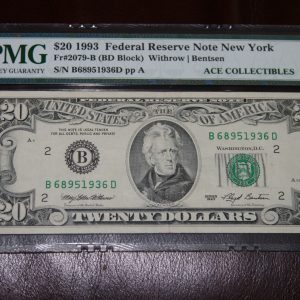$20 U.S.Bill PMG 30 EPQ