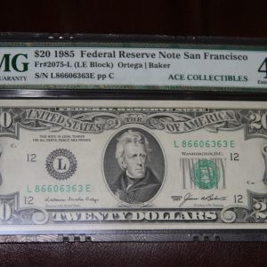 $20 U.S.Bill PMG 40 EPQ