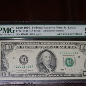 $100 U.S.Bill PMG 58 EPQ