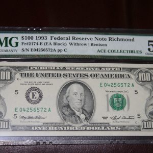$100 U.S.Bill PMG 58 EPQ
