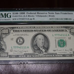 $100 U.S.Bill PMG 50 EPQ