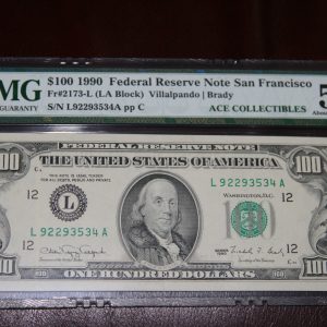 $100 U.S. Bill PMG 55 EPQ