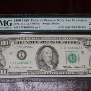$100 U.S.Bill PMG 40
