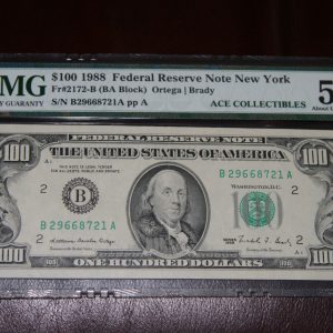 $100 U.S.BILL PMG 55 EPQ