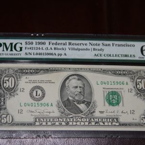 $50 U.S.Bill PMG 65 EPQ