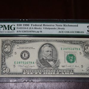 $50 U.S.Bill PMG 35 EPQ