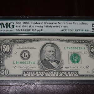 $50 U.S.Bill PMG 58 EPQ