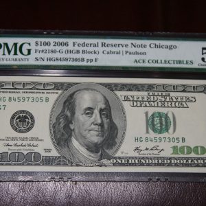 $100 U.S.BILL PMG 58 EPQ