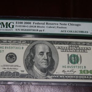 $100 U.S.BILL PMG 58 EPQ