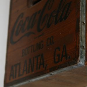 COCA-COLA 1800s ANTIQUE WOOD BOX