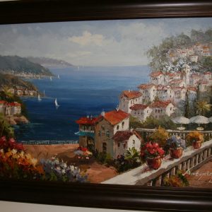COSTA DEL SOL ANTONIO OIL PAINTING FRAMED