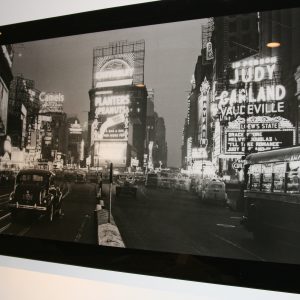 NEW YORK FAMOUS 1938 TIMES SQUARE SHADOWGLASSED