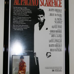 AL PACINO SCARFACE Autographed MOVIE