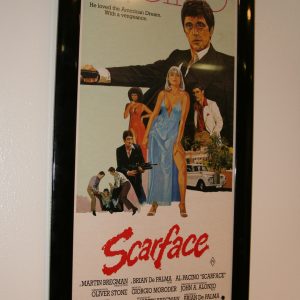SCARFACE MOVIE INDUSTRY LIMITED POSTER FRAMED