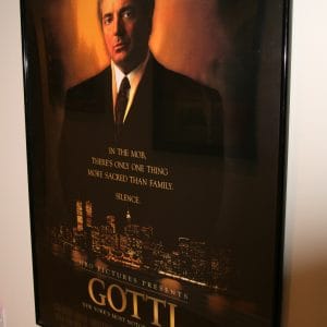 GOTTI ORIGINAL HBO XL MOVIE POSTER FRAMED