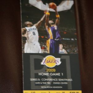 L.A.LAKERS 2009 CONF.SEMIS TOPPS TICKET