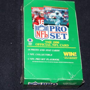 NFL PRO SET 1990 UNOPENED BOX