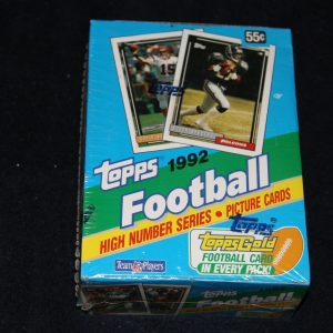 TOPPS 1992 FOOTBALL UNOPENED BOX