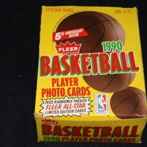 FLEER 1990 BASKETBALL UNOPENED BOX