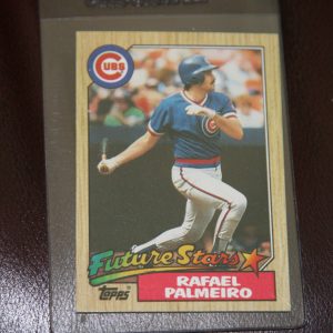 RAFAEL PALMEIRO TOPPS ROOKIE CARD