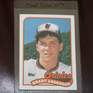 BRADY ANDERSON TOPPS ROOKIE CARD