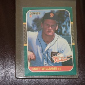 MATT WILLIAMS DONRUSS ROOKIE CARD