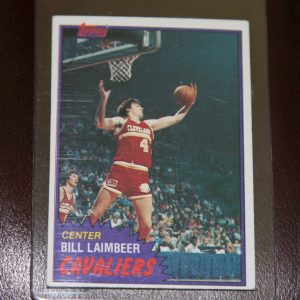 BILL LAIMBEER TOPPS ROOKIE CARD