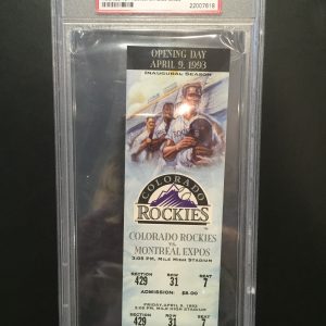 1993 COLORADO ROCKIES OPENING DAY 1993 INAUGURAL SEASON