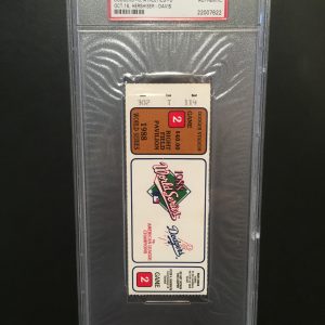 1988 WORLD SERIES FULL TICKET PSA AUTHENTICATED