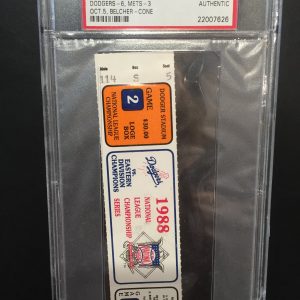 1988 NLCS  FULL TICKET PSA AUTHENTICATED