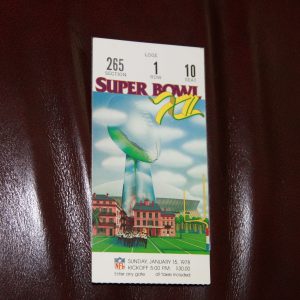SUPER BOWL XII 1978 TICKET MINT CONDITION