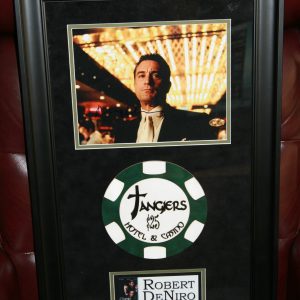 ROBERT DENIRO CASINO CUSTOM Autographed Framed