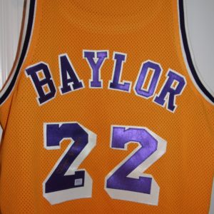 ELGIN BAYLOR Autographed NBA Jersey
