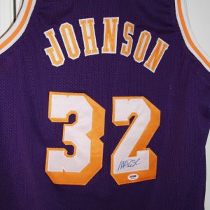 MAGIC JOHNSON Autographed LA LAKERS NBA Jersey