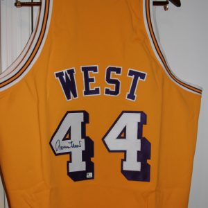 JERRY WEST Autographed NBA Jersey