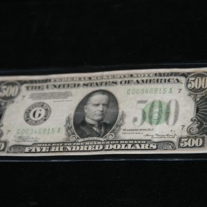 $500 U.S. BILL 1934 ACE COLLECTIBLES 45