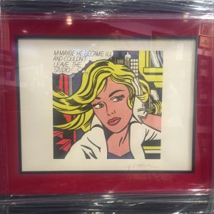 ROY LICHTENSTEIN  ORIGINAL LITHOGRAPHED PRINT
