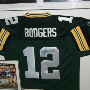 AARON RODGERS AUTOGRAPHED NFL JERSEY