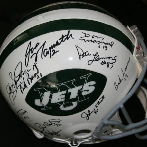 N.Y.JETS 1969 TEAM AUTOGRAPHED NFL HELMET