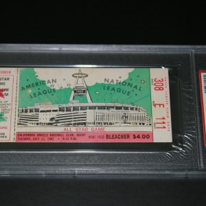 1967 ALL-STAR GAME TICKET PSA AUTHENTICATED