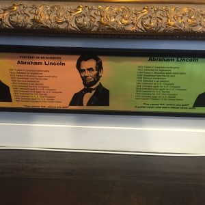 STEVE KAUFMAN "ABRAHAM LINCOLN" ORIGINAL OIL LITHOGRAPH