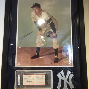 JOE DIMAGGIO PERSONAL CHECK