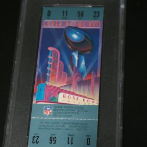 SUPERBOWL XVIII 1983 FULL PSA/DNA TICKET