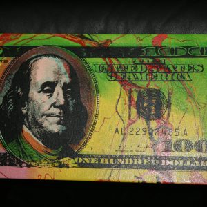 STEVE KAUFMAN "NEW $100 DOLLAR BILL" SIGNED