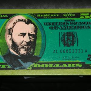 STEVE KAUFMAN "NEW $50 DOLLAR BILL" SIGNED
