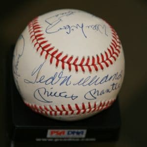 500 HOME RUN CLUB PSA/DNA MINT 11 AUTOGRAPHS